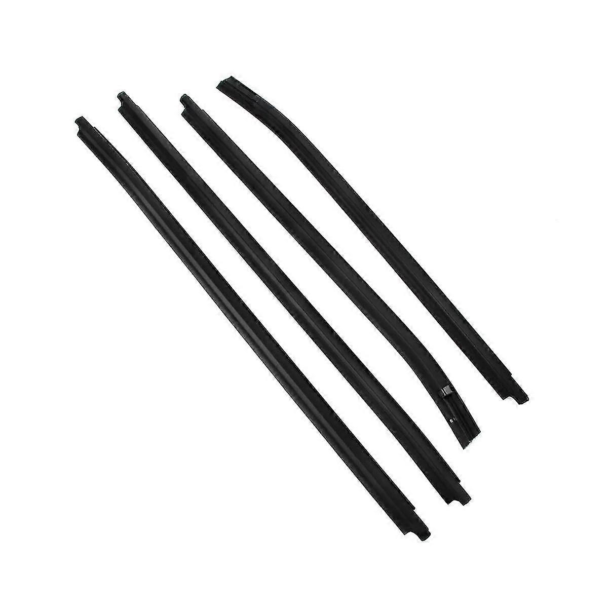 Car Window Door Glass Seal For Sr5mk6 Pickup 2005-2015 Door Weather Strips Trim 68161-0k010