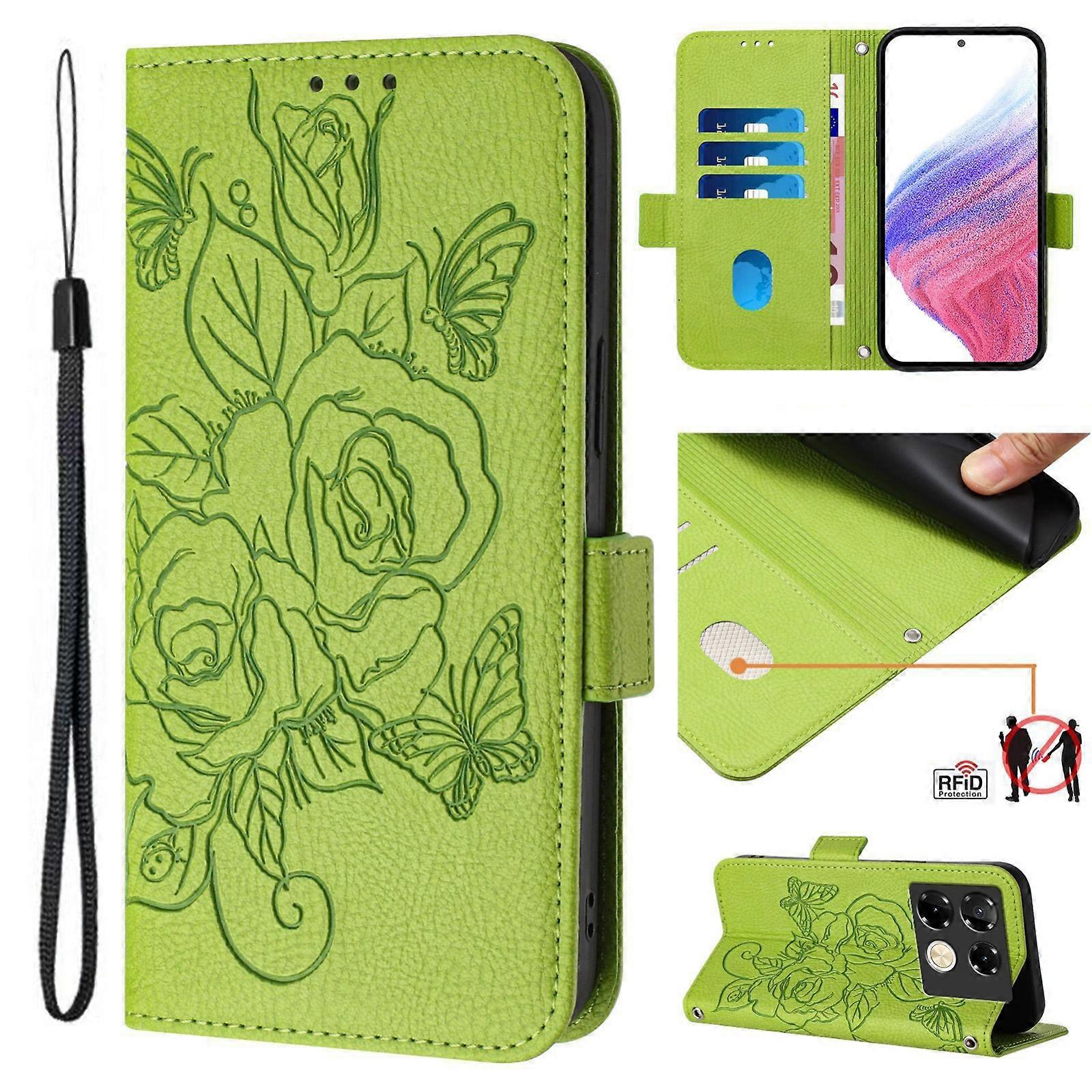 RFID Leather Case For Infinix Note 40 Pro 5G