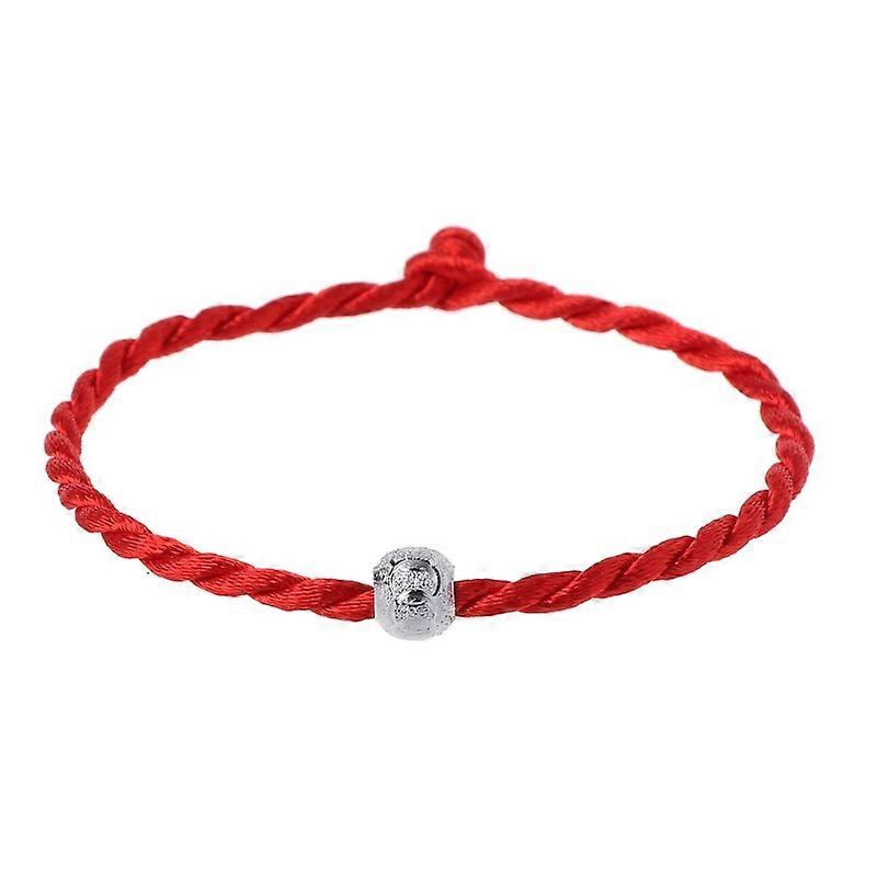 Exquisite Red Rope String Bracelets Kabbalah Bead Buddhist Bracelet for Adults