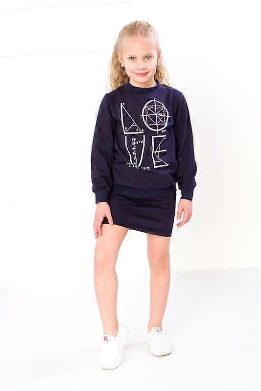 Stylish Girls’ Clothing Set – Jumper and Mini Skirt with Stretch Fabric, Any season, HC 6268-057-33