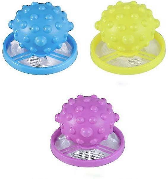 3pcs Washing Machine Float Filter Mesh Bag Hair Filter To Clean And Laundry Balls
