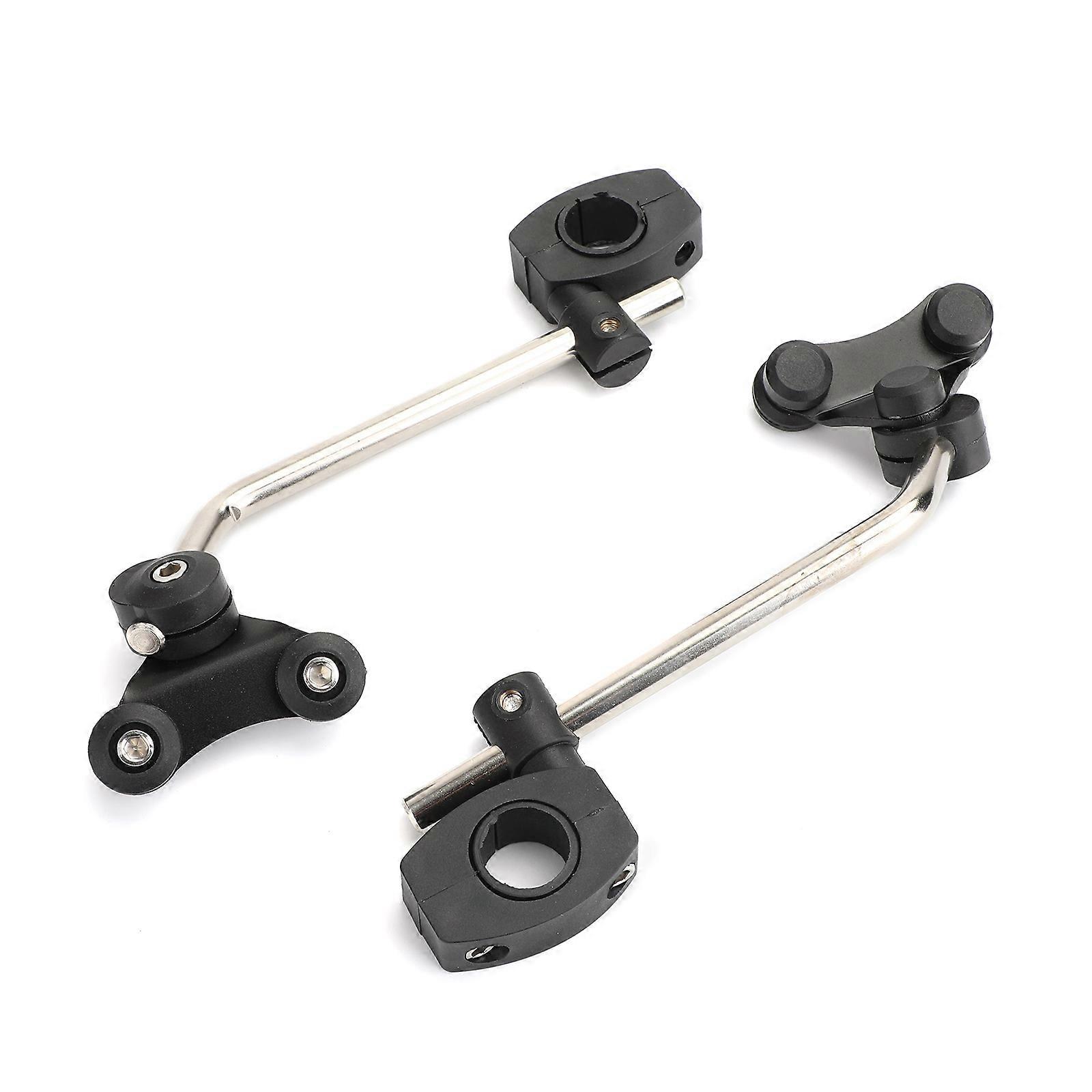 Topteng 7/8'' 22mm Universal Windscreen Bracket Standard Handlebar Windshield Mount Clamp Motorcycle Wind Shield Glass Motor