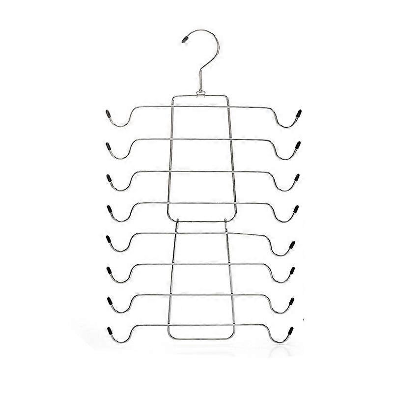 Multi Layer Underwear Drying Hanger Folding Sling Hanger Seamless Multi Function Clothes Drying Rack 8 Layers