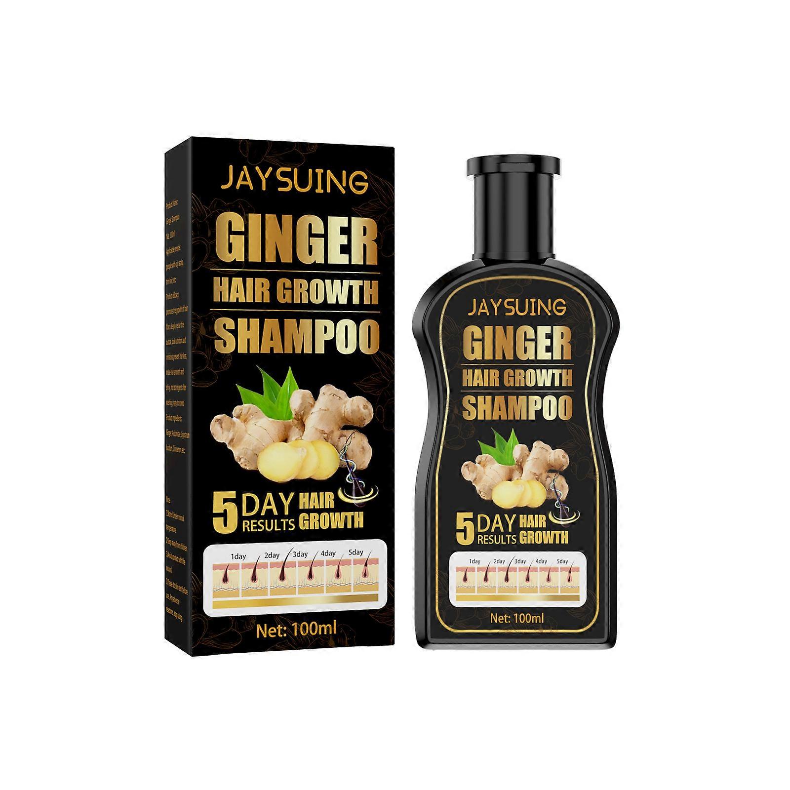 100ml Ginger Conditioning Shampoo Refreshing Anti-dandruff Relieving Itching Solid Thick Hair Fluffy Conditioning Shampoo