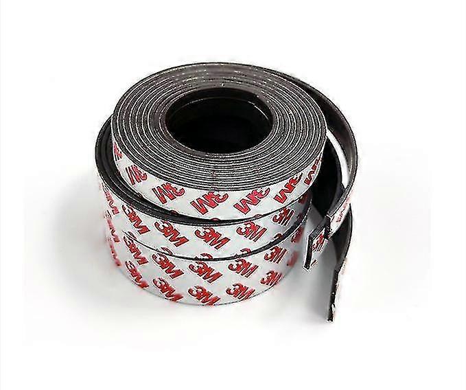 Flexible 10m Self-Adhesive Magnetic Strip with 3m Glue for Organization, 20mm Width x 2.0mm Thicknes