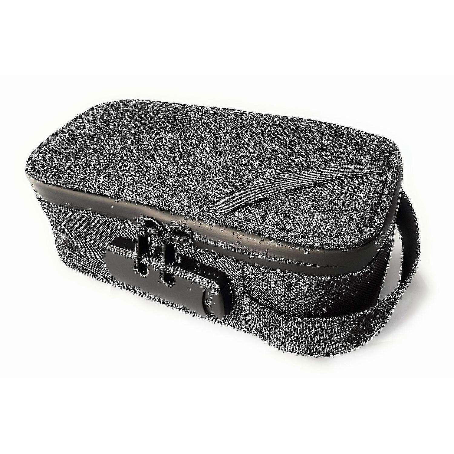 Rolling Box Smell Proof Bag Lockable Case Stash Box Odor Absorbing Activated Carbon Lining