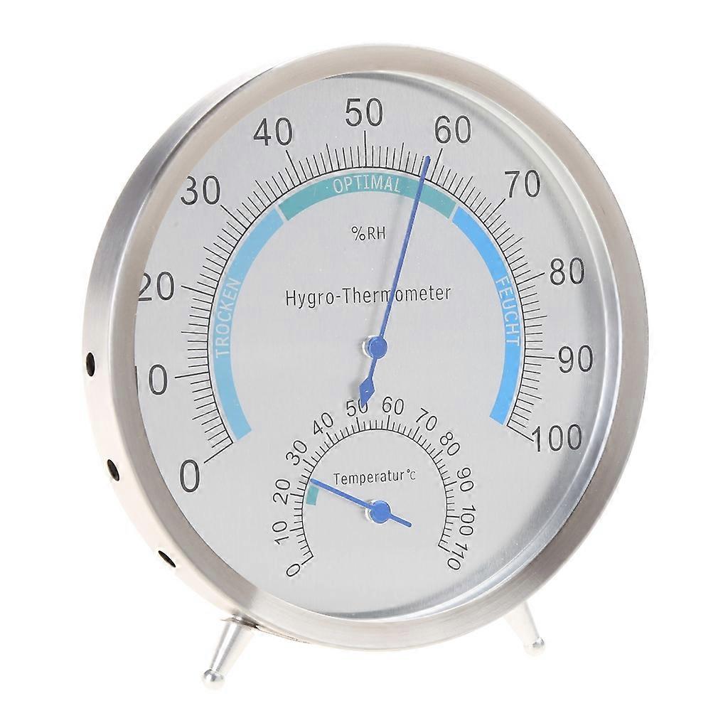 110C Stainless Oven Thermometer Hygrometer Dials Temperature Humidity Meter