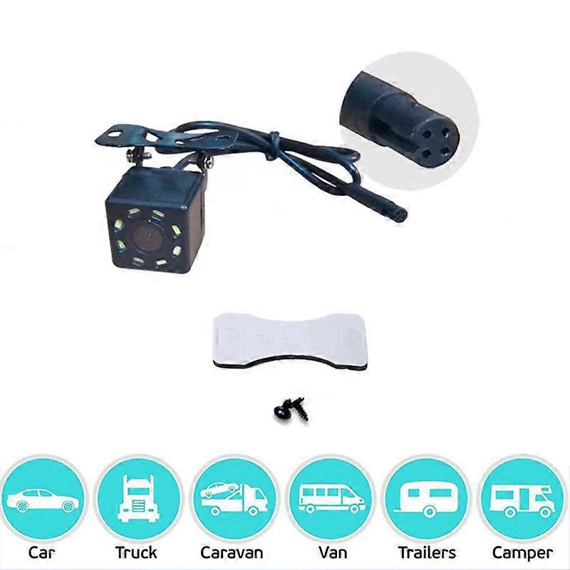 4 Pin HD Auto Telecamera Posteriore Retromarcia 12LED Visione Notturna Videocamera Grandangolo 170 Gradi Parcheggio Camera Per Accessori Auto