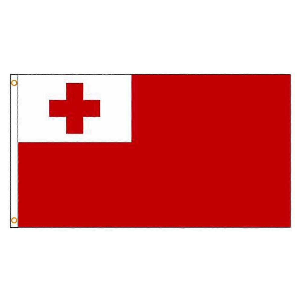 90X150Cm Tonga Flag Indoor Outdoor Polyester Flag For Decoration