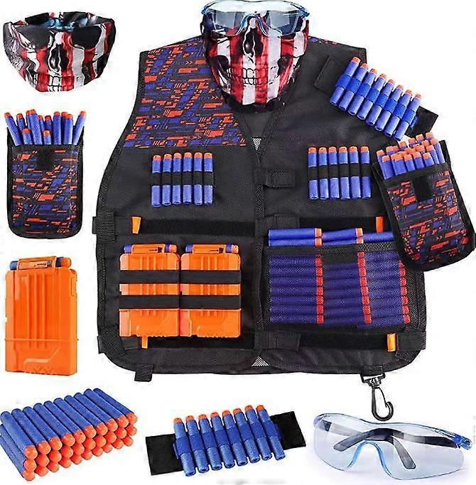 Kids Tactical Vest Kit with Dart Pouch