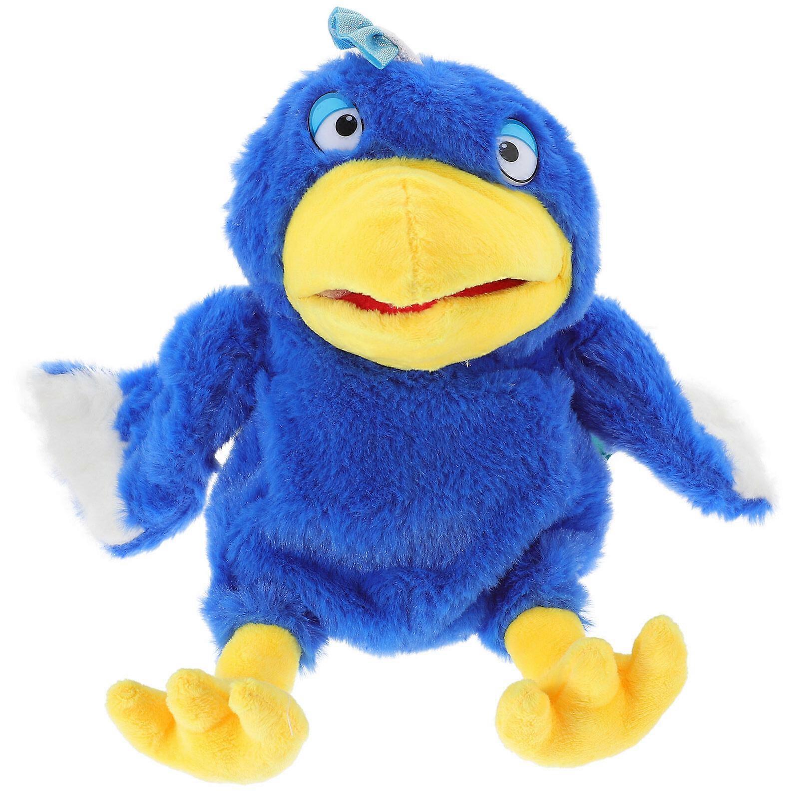 Hand Puppet Storytelling Hand Puppet Pluszowa marionetka w kształcie pawia Hand Puppet Peacock Hand Puppet