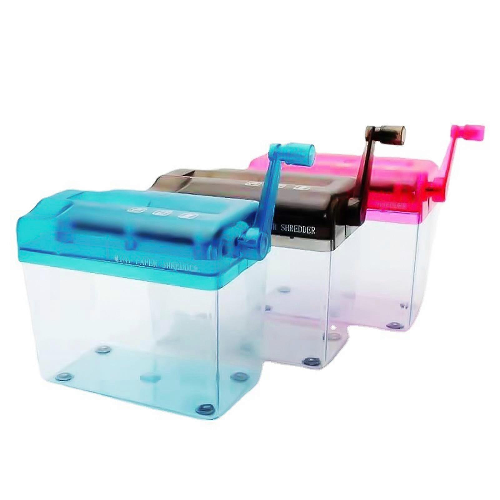 Manual Shredder Wide Application Effective ABS Labor-saving Manual A6 Paper Shredder Office Supplies