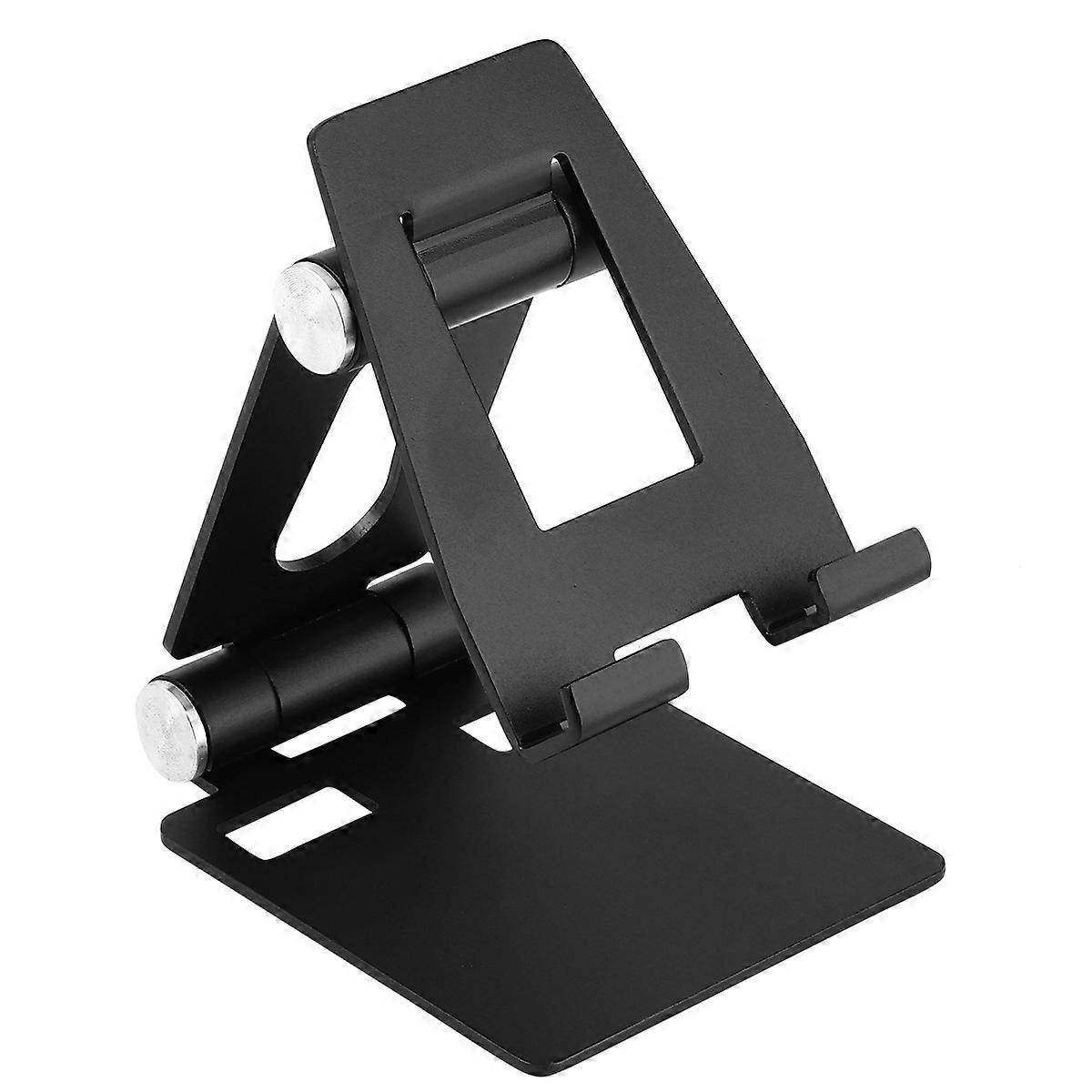 1Pc Multifunction Tablet Phone Holder Foldable Tablet PC Support Desktop Tablet Stand Portable Phone Stand (Black)