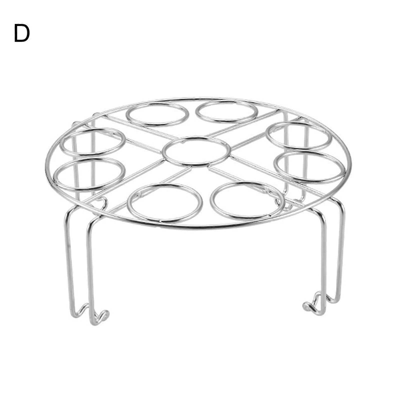 Stackable Egg Steamer Rack Space-saving Stainless Steel Instant Pot Egg Rack for Home