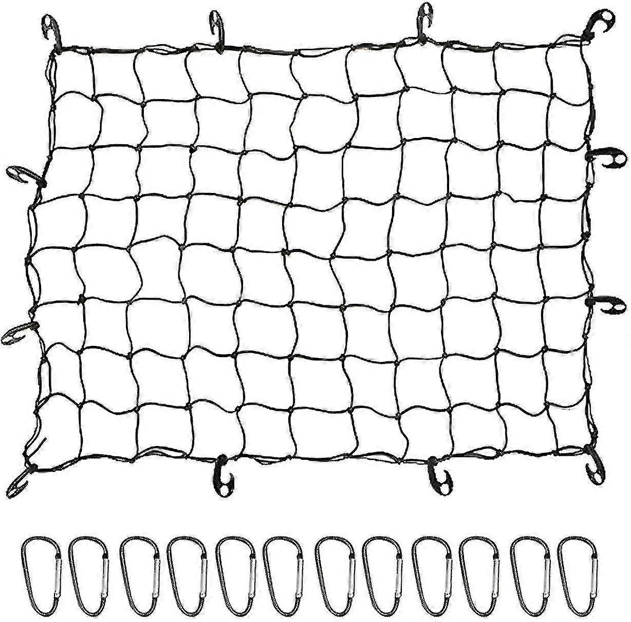 Cargo Net For Pickup Truck Beds,bungee Net Mesh Holds Small Large Loads Tighter