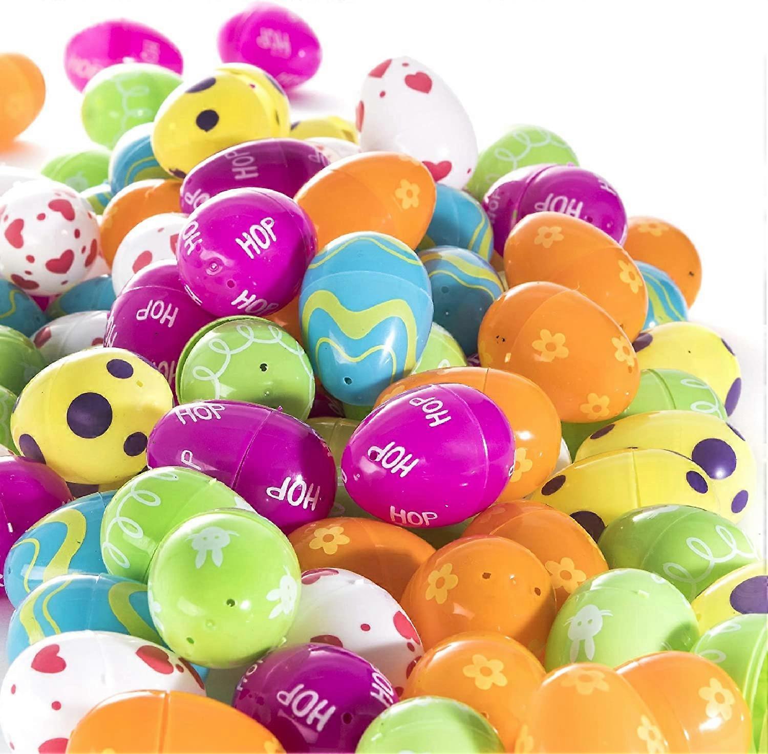 60pcs Plastic Easter Eggs - Perfect for Easter
