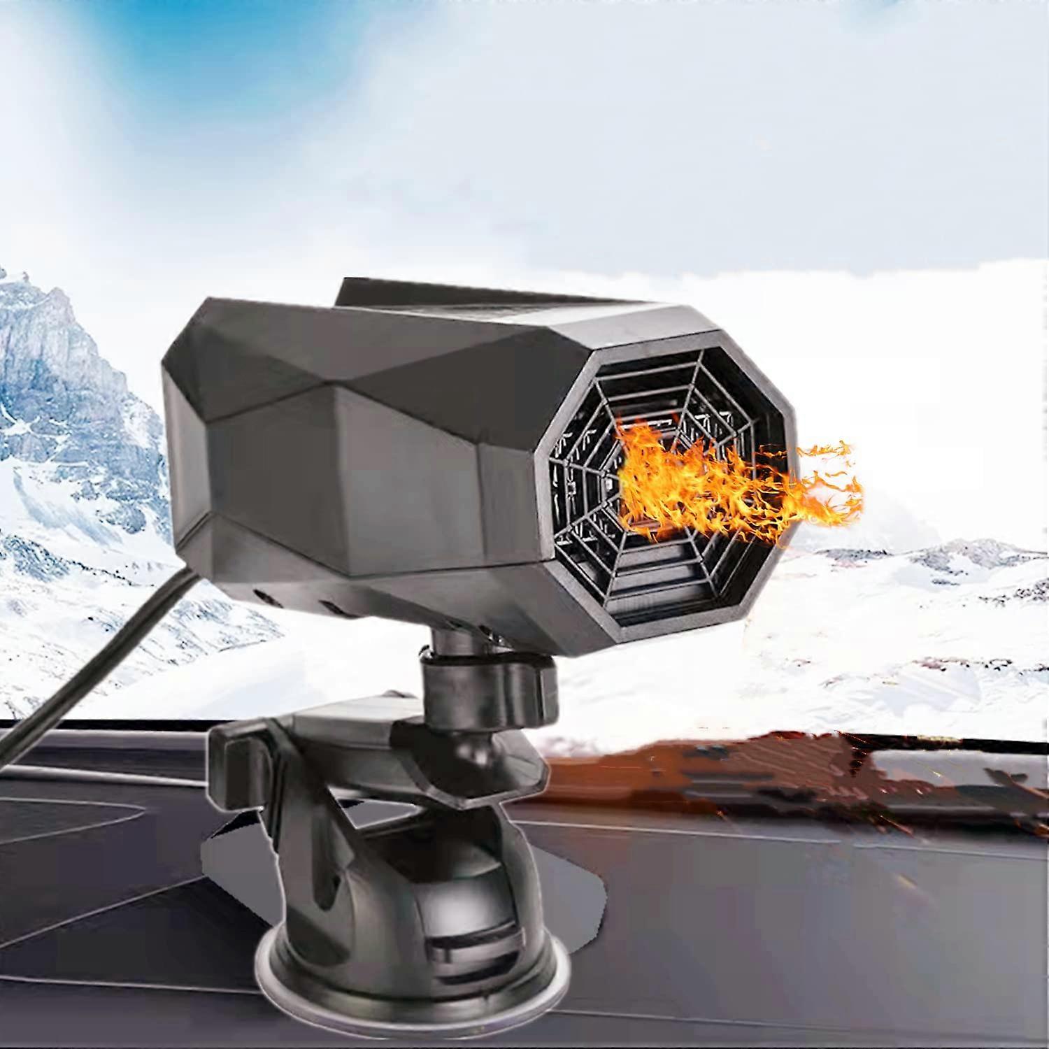 cigarette car heater 12V Portable Heater for Car 150W Car Heater That Plugs into Cigarette  Lighter Car Defroster Defogger, 2 in 1 Car Heater & Cooling Fan