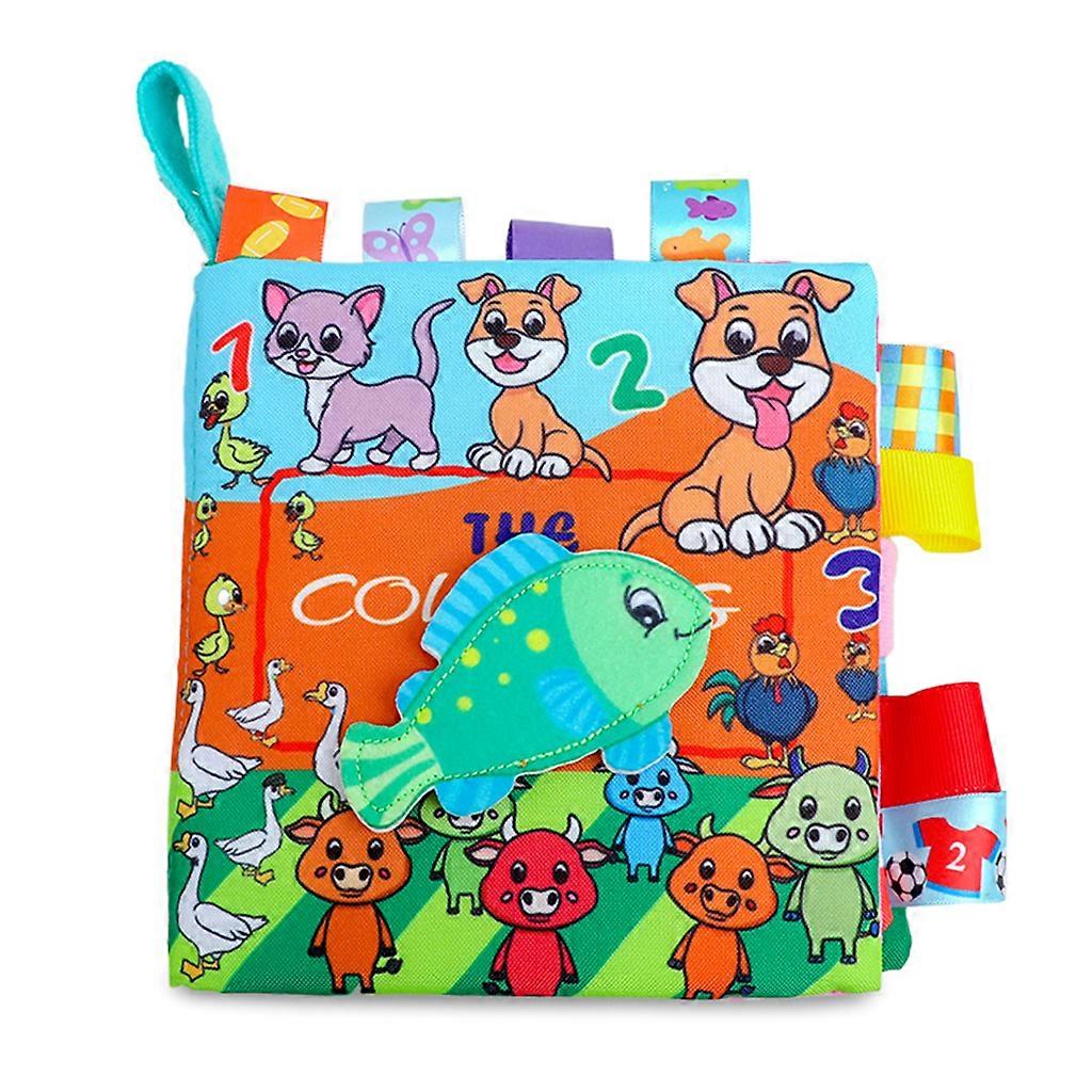 Cloth Books for Early Children's Development with Cute Elements Book