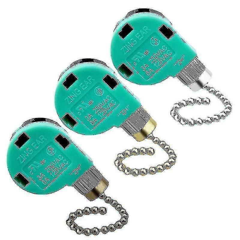 3 Pack Replacement Ceiling Fan Switch Speed Controls For Ceiling Fan, Wall Lights, Cabinet Lights Ze-268s63 Pcs Baobao Bd-YUHAO