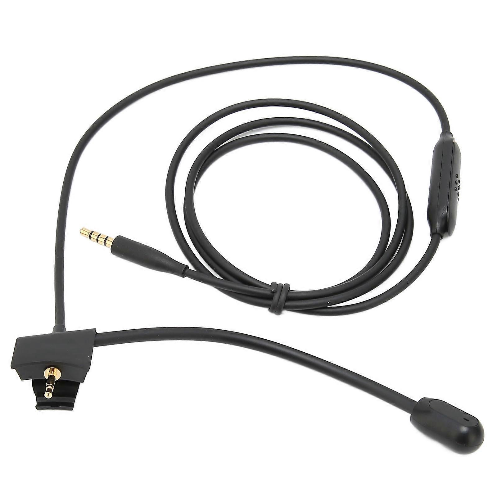 Woosien Câble audio pour microphone à perche avec réduction du bruit et commande de sourdine pour ca