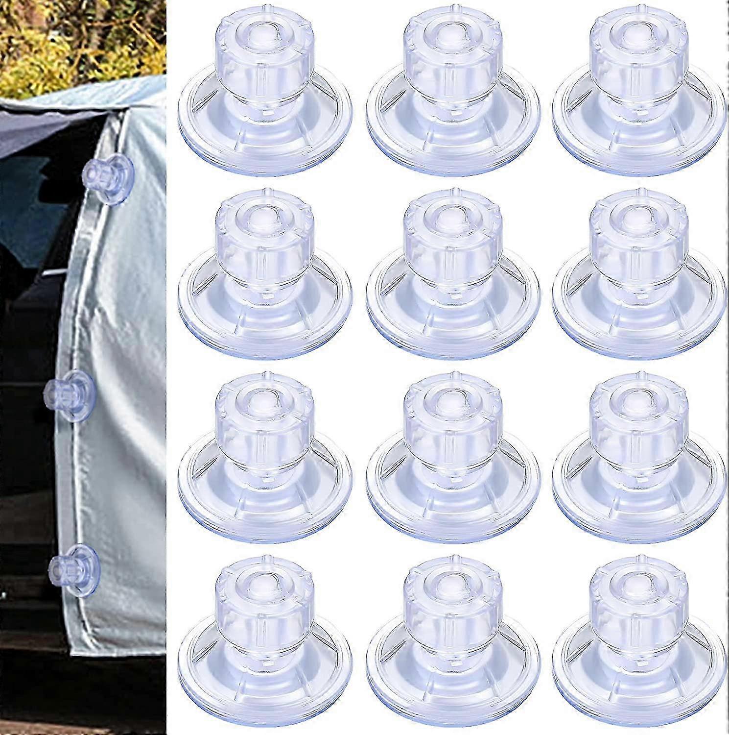 Camper Awning Suction Cups, 4.5CM, 12 Pieces