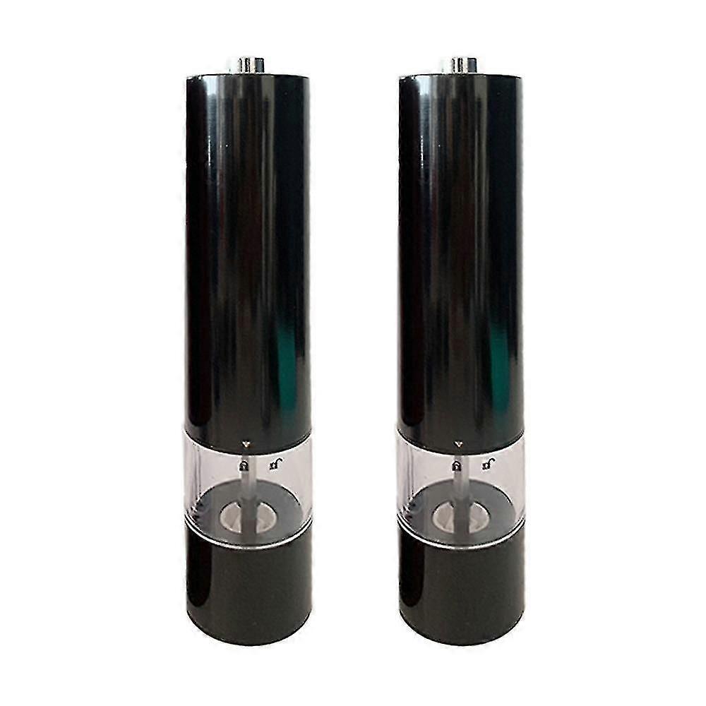 rustfritt stål elektrisk pepper grinder hjem trykk type automatisk sliping flaske kjøkkenutstyr