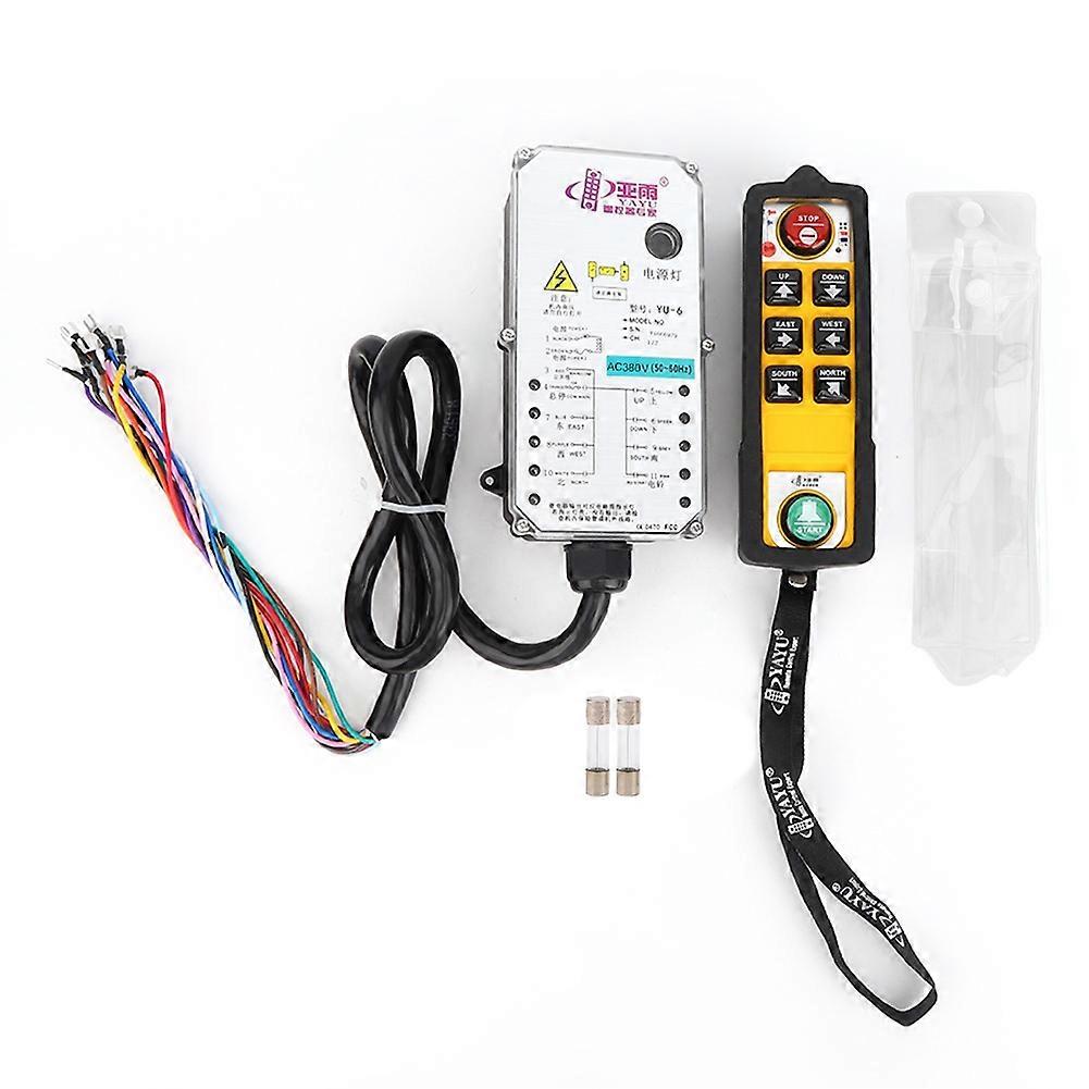 Hoist Controller Single Handle Industrial 3-Proof Electric Hoist Remote Control YU-6AC380V