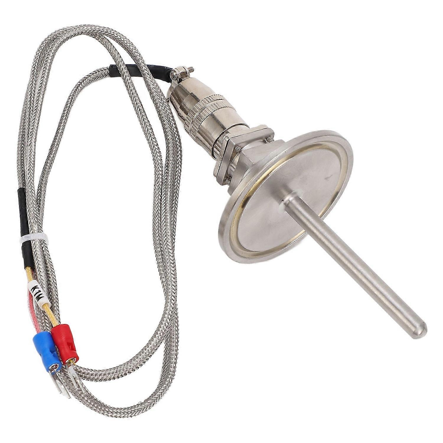 Thermocouple K Type ‑50℃ to 1250℃ 6mm Diameter 60mm Length 1m Wire Temperature Sensor Probe