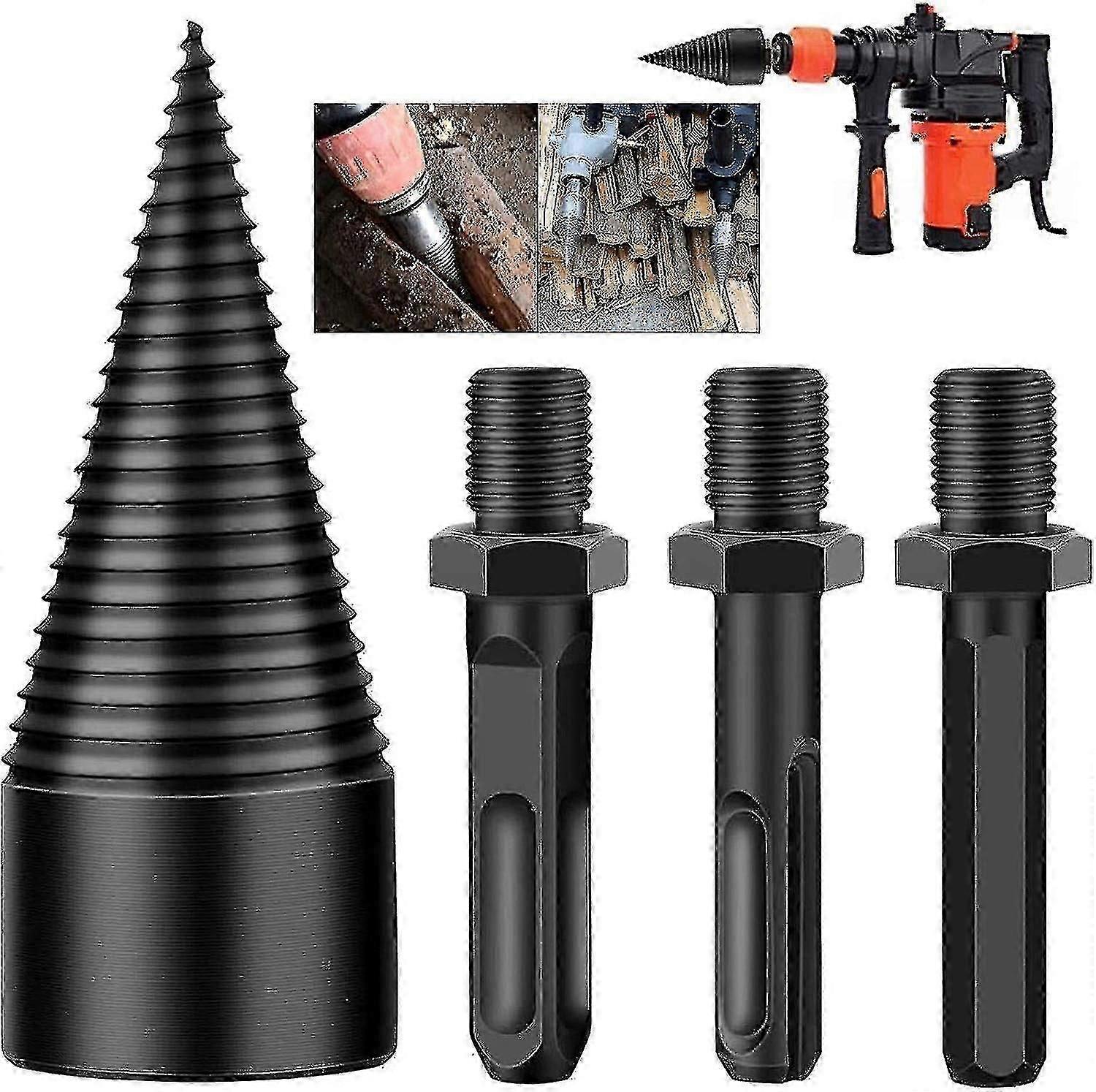Electric Log Splitter Drill Bit For Efficient Firewood Splitting