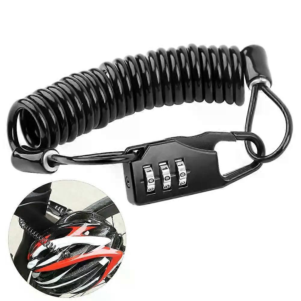 ポータブルバイクオートバイヘルメット盗難防止 4 桁の組み合わせパスワード南京錠