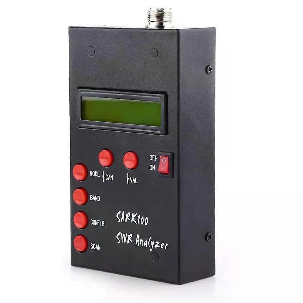 SARK100 Antenna Analyzer Meter 1-60MHz Shortwave SWR Antenna Analyzer with 10 to 999 SWR Usable Measurement Range