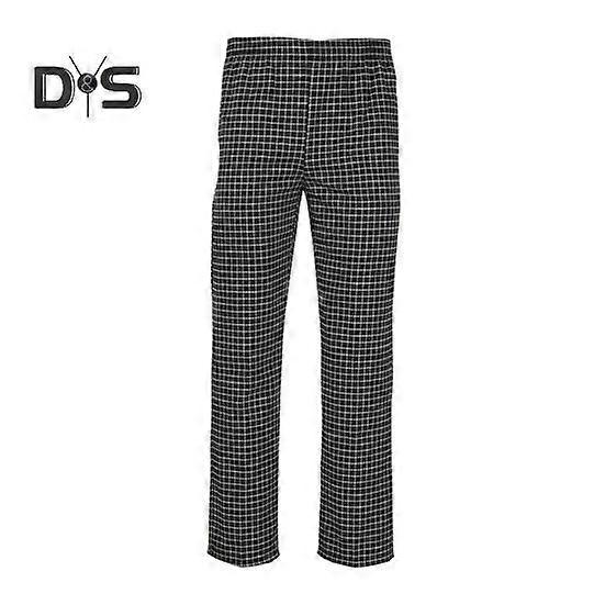 Men Pants Elastic Waist Loose Side Pockets Soft Breathable Plaid Print Casual Gym Traning Jogging Sweatpants Long Outdoor Trousers