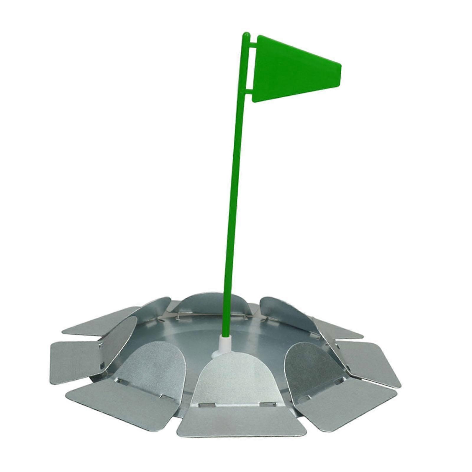 Practice Putting Cup, Golf Supplies,Flagstick,Portable Putter Training Aid