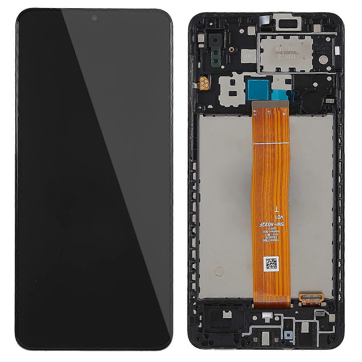 For Samsung Galaxy A02 A022 Grade C LCD Screen and Digitizer Assembly+Frame Replacement Part