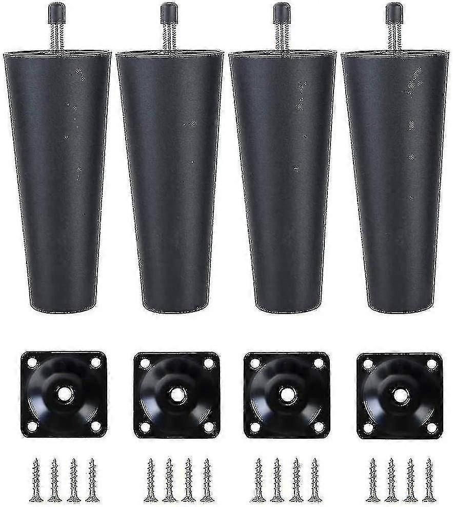 プラスチックのソファーの足、4パックのソファーの足の交換家具の家具の取り付けがマウントイン付き