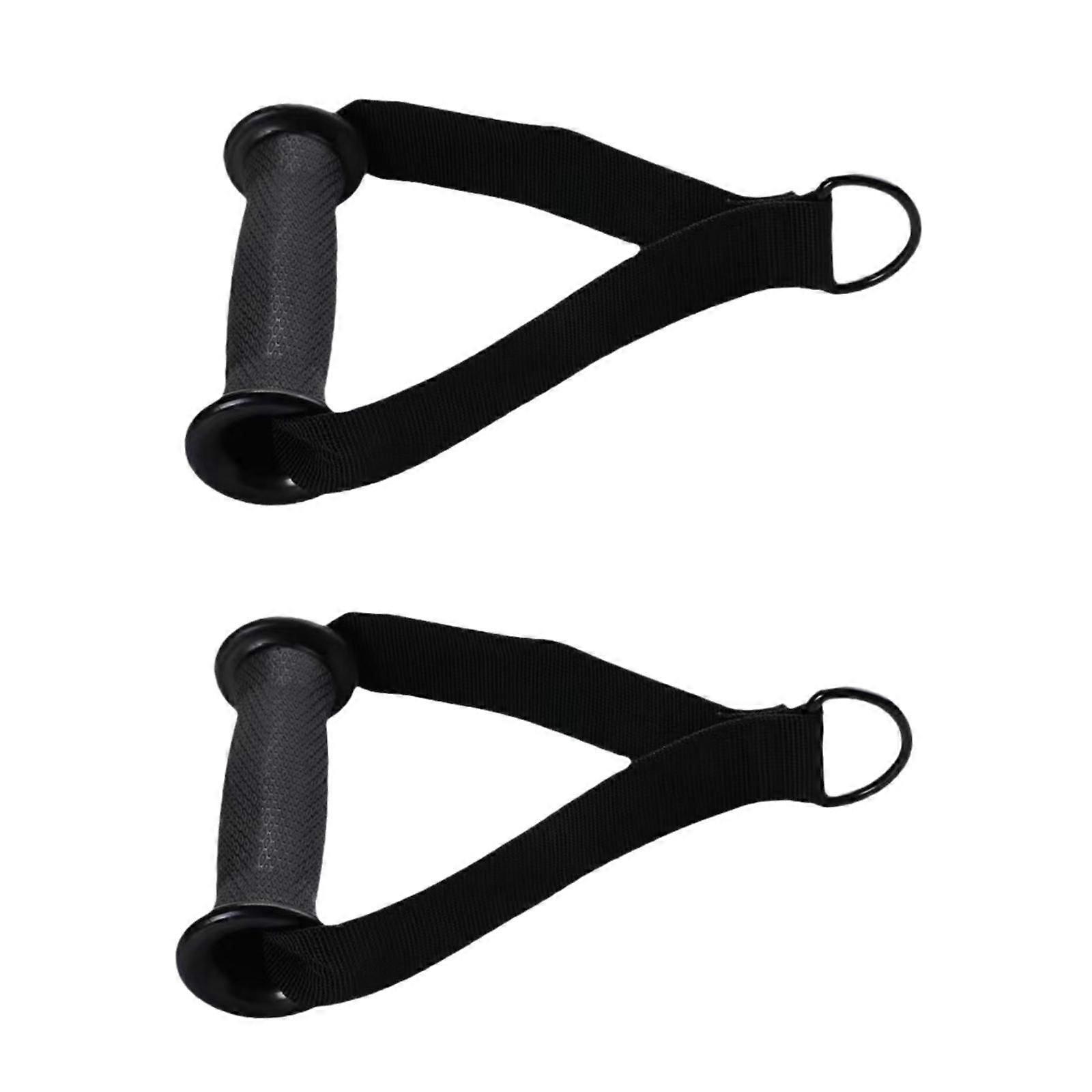 2x Gym Handle for Cable Machine Universal Resistance Band Handle Replacement