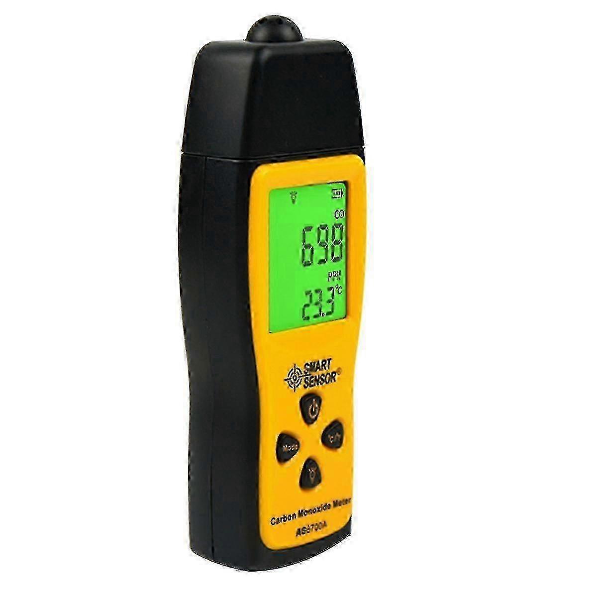 ハンドヘルド一酸化炭素検出器メーター、LCDバックライト付きディスプレイ付きプロフェッショナルCOガステスター、工業用/家庭用