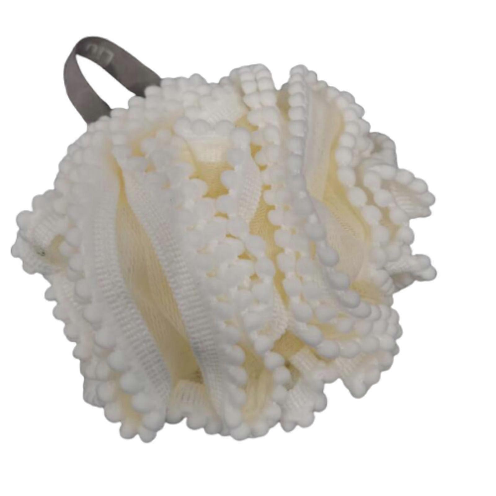 Shower Loofah Sponge Pouf – 80g Bath Scrubber, Soft Mesh Body Scrunchie for Body Wash