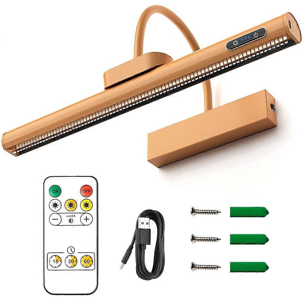 אלחוטי led תמונה אור נטענת שלט רחוק 3 צבע עמעום 22 אינץ 'אורות תמונה למסעדות מלון ביתי עיצוב קיר
