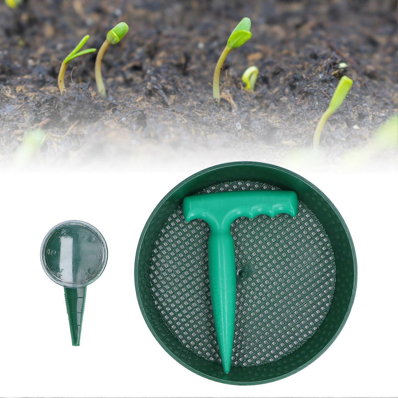 Seed Dispenser Set for Garden Planting and Sowing Adjustable Seed Dispenser Garden Tool Kit Small Seeds