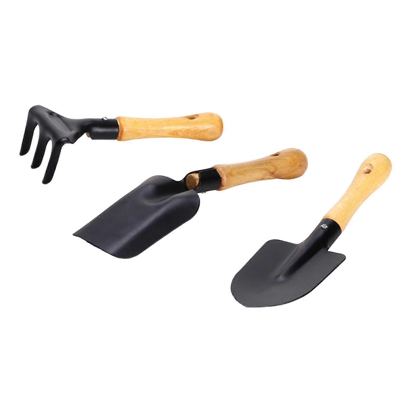 Mini Hageverktøy Spader Rake Spade Lekesett For Balkong Potter Hage Bakgård