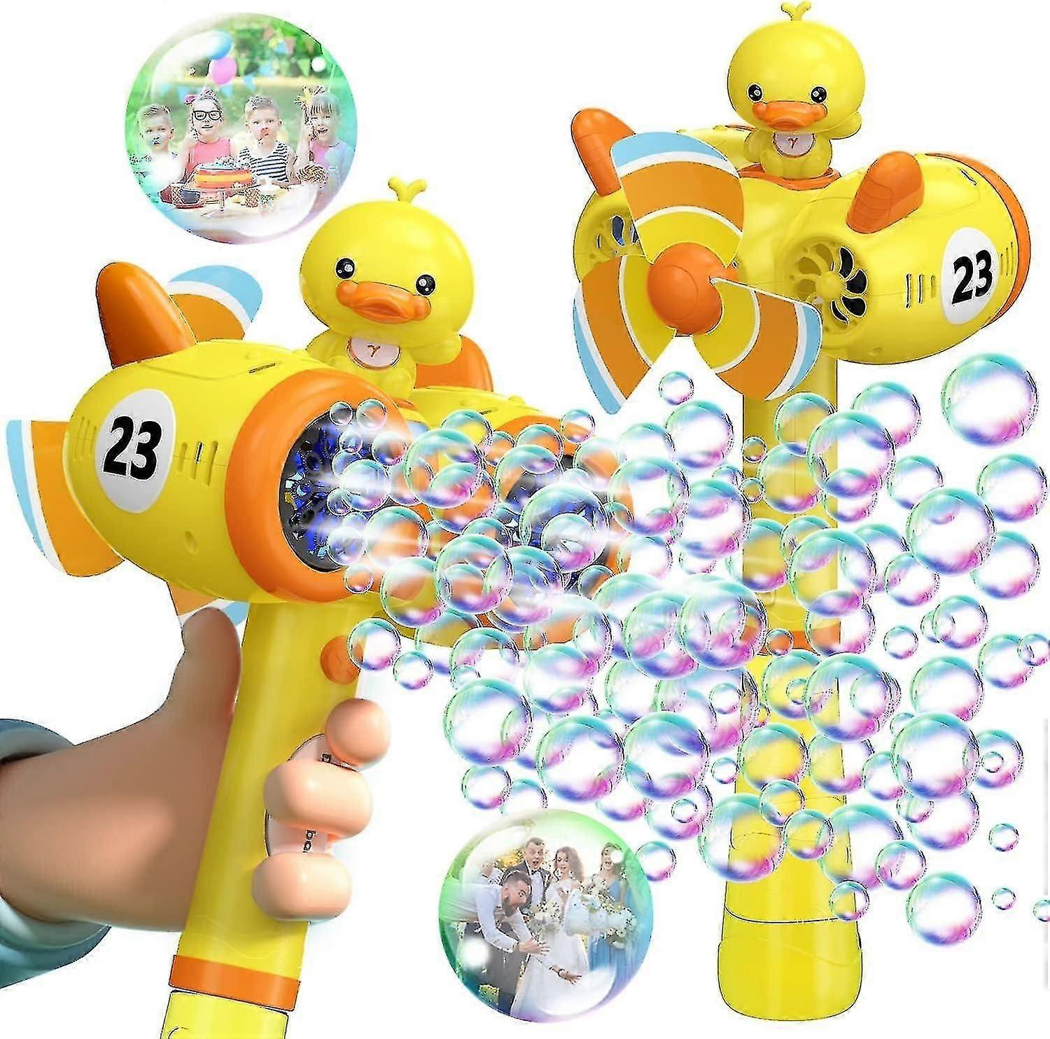 Bubble Gun, Bubble Machine for Kids Automatic Bubble Toy 1500+ per Minute Bubble Machine for Outdoo
