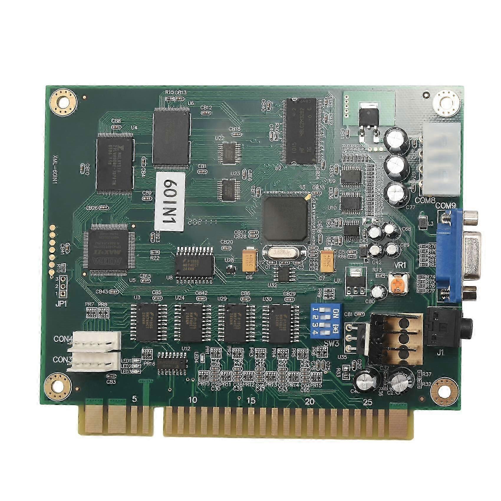 60 in 1 Klassieke Spelprintplaat voor Jamma Arcade Game Machine Verticale Video CGA VGA Output Tafelblad Muntstuk In werking gestelde Arcade Accessoires JN