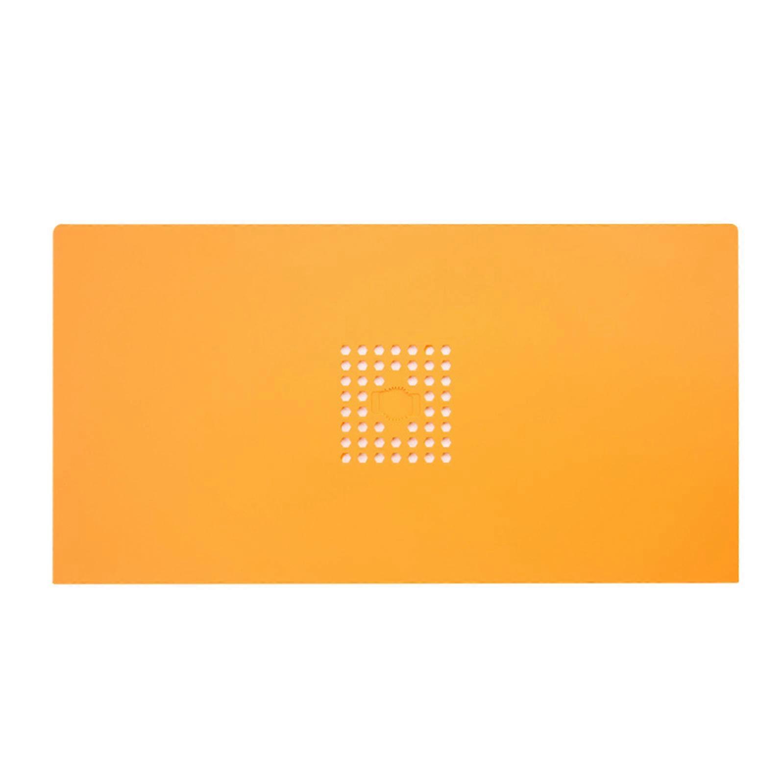 Silicone Phone Chip Repair Desk Welding Mat for Electronic Devices with Heat Resistance and Anti Static Functionality orange color