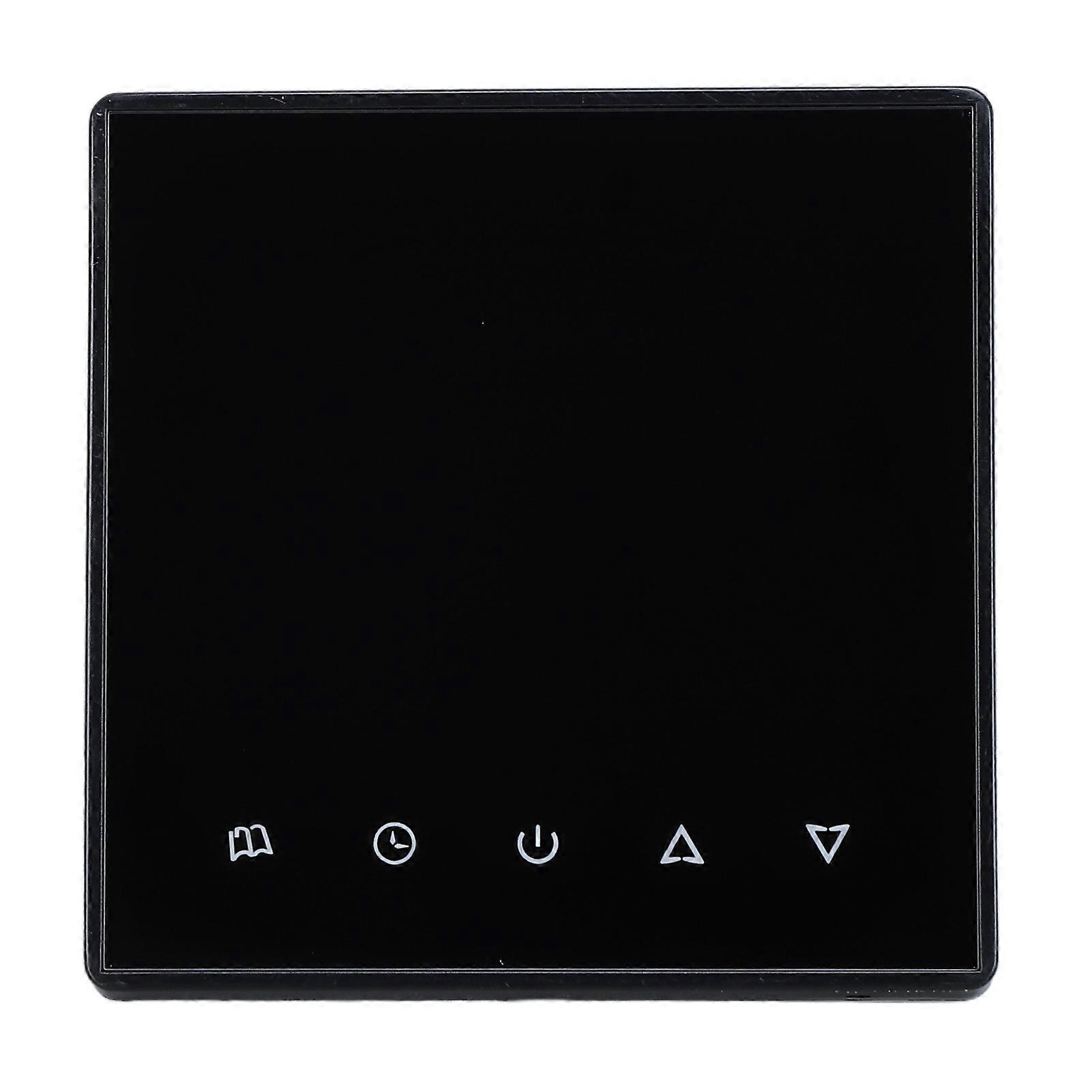 Smart Thermostat Digital LCD Screen Memory Function 5 To 45 Degrees Centigrade 3A Load Current Temperature Controller Black 