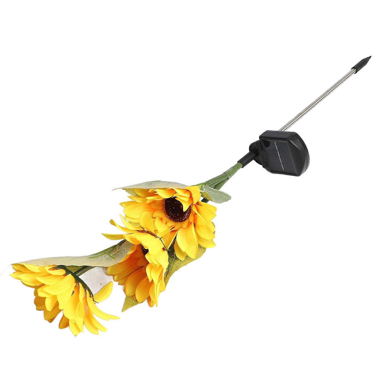 Solar Sunflower Lights 78.5cm IP65 Waterproof LED with Sensor