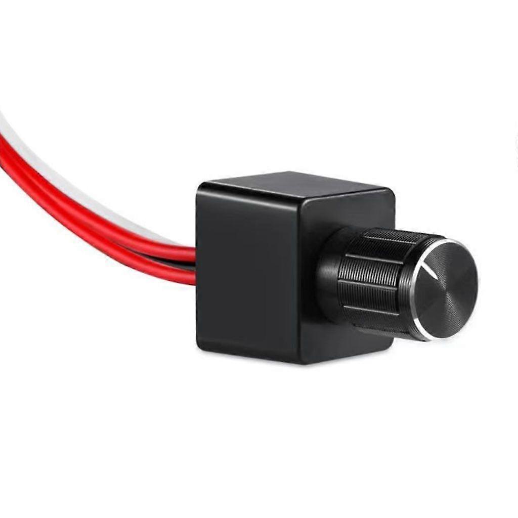 DC12V PWM Rotary LED Dimmer Switch Halogen Light for Travel Trailer Marine Auto