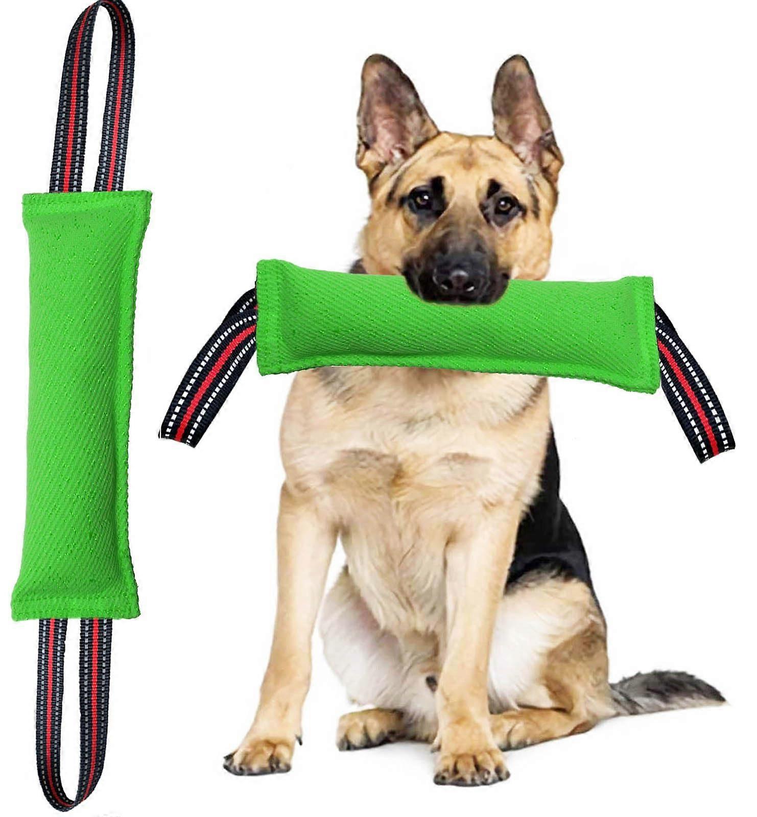 Tug Toy for Dogs with Strong Red Band Handles, Indestructible Rope for Training and Interactive Tug of War, 36 Inch