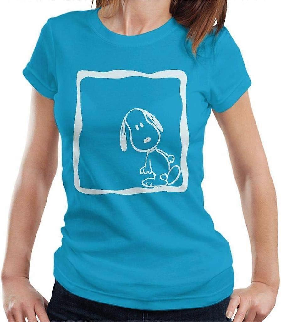 Dmsk klasick triko Peanuts Snoopy White Lean