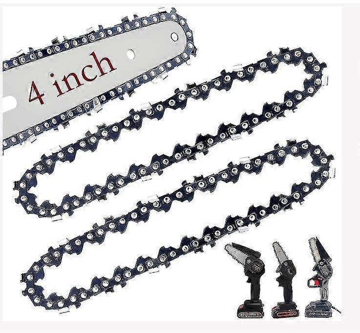 2 Packs Mini Chainsaw Chain, 4 Inch Replacement Chains
